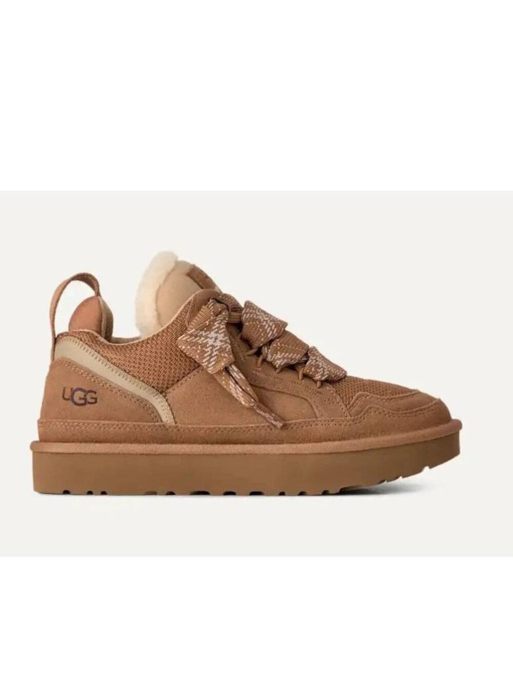 NEW Women's UGG Lowmel Sneakers Regular Chestnut Size 9